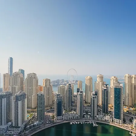 Modern 2Br High Floor Haven In Vida Dubai Marina Apartment Exterior photo