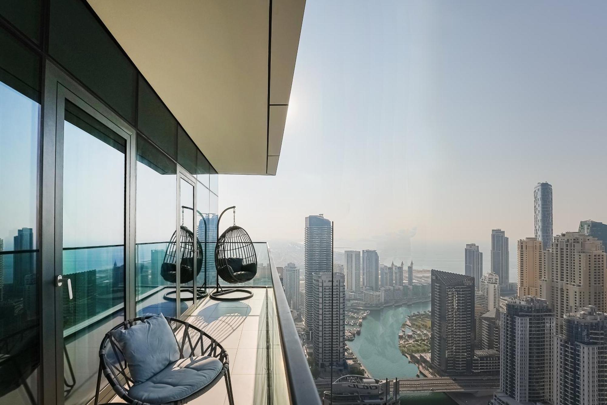 Modern 2br High Floor Haven In Vida Marina Апартаменты *