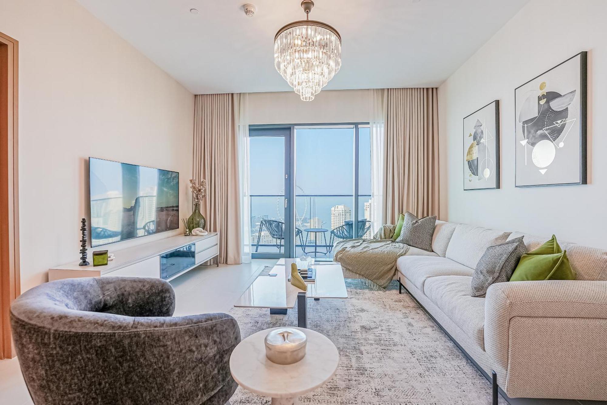 Apartamento Modern 2br High Floor Haven In Vida Marina *